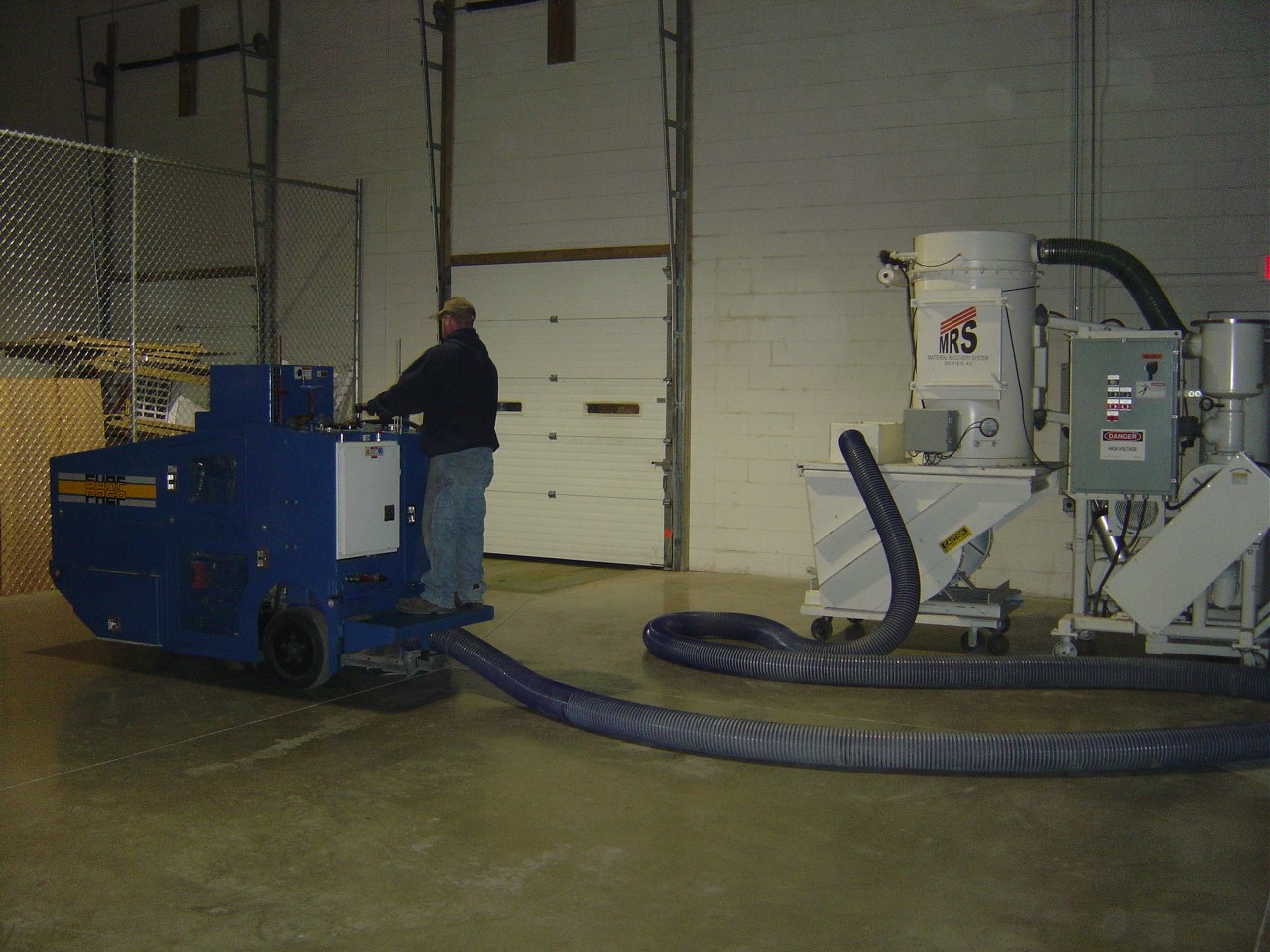 Milled concrete surface profile